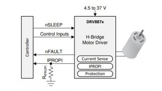 H-Bridge Motor Driver with Integrated Current Sense and Regulation