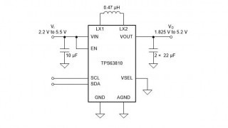 I2C Programmable 2.5A Buck-Boost Converter