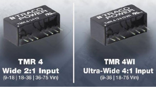 TRACO POWER’s 4W Regulated DC-DC Converters Bridge the 3-6 Watt Gap