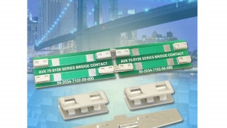 Three-Piece Contact System for Linear LED & Coplanar PCB Connections
