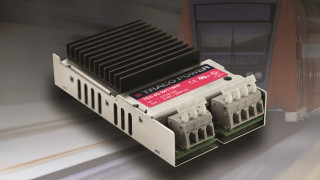 40W Chassis-Mount 4:1 Input DC-DC with EN 50155 / 60950 Approvals