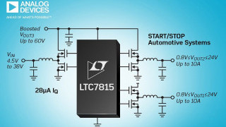 Triple-Output, Buck/Buck/Boost DC-DC for Automotive Start/Stop