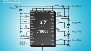 Triple Synchronous Buck Converter + Boost Controller with 3Vdc to 42Vdc Input