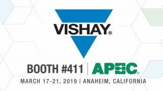 Vishay Showcasing Inductors, Rectifiers, MOSFETs, Capacitors, and Resistors at APEC 2019