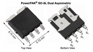 Vishay Unveils 60V MOSFET in a PowerPAK SO-8L Dual Asymmetric Package