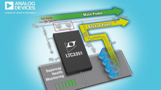35V Hot-Swappable Supercapacitor Backup Power Controller