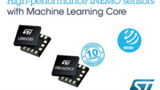 High-Grade iNEMO Sensors from STMicroelectronics Deliver Machine-Learning Core Efficiencies
