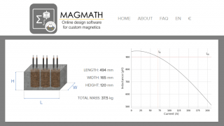 Online Design Software for Custom Cement Magnetics