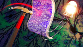 Supercapacitor Holds 74% Capacity After 40 Hammer Strikes