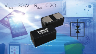 Ultra-Compact Bi-Directional ESD Protection Diode for Portable Devices