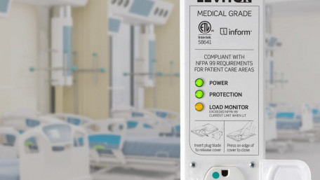 Leviton Adds Medical Grade Power Strips with Load Monitoring