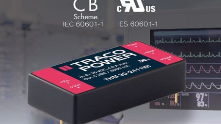 1” x 2” 30-Watt Medical DC-DC with 4:1 Input Range