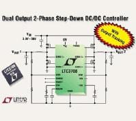 LTC Unveils LTC3708 Dual-Output DC-DC Controller