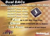 Intersil Intros ISL5627/5727/5827/5927 DACs