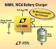 LTC Debuts LTC4060 NiMH/NiCd Battery Charger