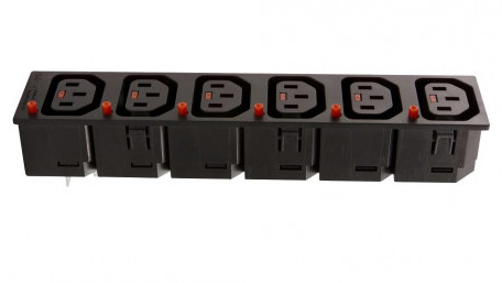 Multi-Tier Lockable IEC Socket assists with Panel Downsizing