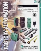 Pepperl+Fuchs Offers New 2004-2005 Sensors Catalog
