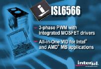 Intersil Announces New ISL6566 PWM Controller