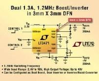 LTC Debuts LT3471 Boost and Inverting DC-DC Converter