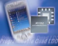 Austriamicrosystems Launches AS1352 LDO Regulator