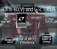 LTC Unveils LT3434 Step-Down Switching Regulator