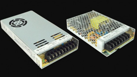 Chassis Mount AC-DC Power Supplies Housed in Low-Profile Metal Case