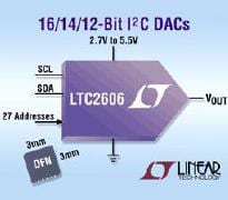 LTC Intros LTC2606 I2C Serial Interface DAC