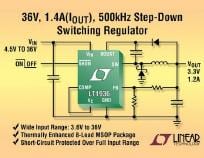 LTC Announces LT1936 PWM DC-DC Converter