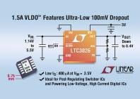 Linear Technology Debuts LTC3026 VLDO Regulator