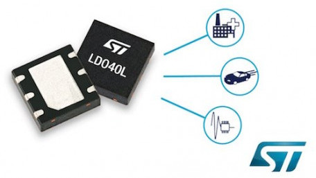 Energy-Saving Low-Noise LDO Regulator from STMicroelectronics Powers Automotive Modules and Smart Automation