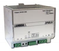 Lambda Adds DHP480 Series DIN Rail Power Supplies