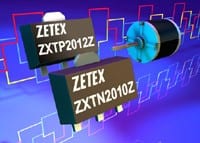 Zetex Intros ZXTN2010Z NPN/ZXTP2012Z PNP Transistors