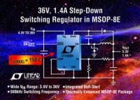 Linear Technology Debuts LT1936 PWM Converter