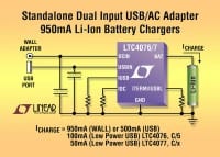 LTC Intros LTC4076/LTC4077 Standalone Battery Chargers