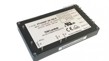 Compact Conduction Cooled 504W Rated AC-DC Power Modules Offer PMBus Communication