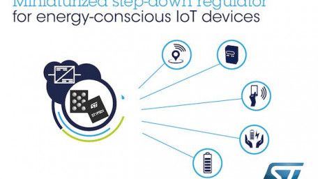 Nano-Quiescent High-Efficiency Step-Down Converters from STMicroelectronics Save Energy and Space in IoT Devices
