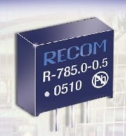 RECOM Debuts R-78xx-0.5 Series Switching Regulators