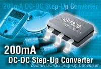 austriamicrosystems Intros 200mA Step-up DC-DC Converter