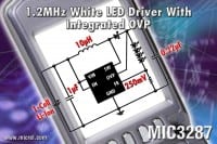 Micrel Drives White LED Backlights