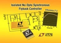 Linear’s LT3825 Controller for Isolated Converters Needs No Optoisolator
