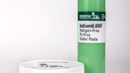 Indium Corporation Launches New Water-Soluble Halogen-Free Solder Paste