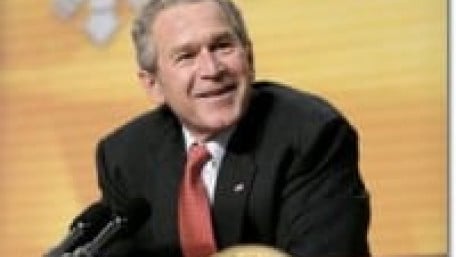 President Bush Admits to Mixed Signals on Renewable Energy