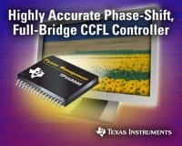 TI Introduces CCFL Controller for LCD TVs and Notebooks