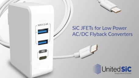 UnitedSiC announces SiC JFET family for low power ACDC Flyback converters