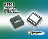 Allegro Announces New Low-Voltage  Motor Driver for Portable Market
