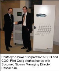 Pentadyne and Socomec  Agree to Distribute Environmentally-Friendly Flywheel Systems