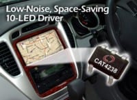 Catalyst Semiconductor’s New Boost Converter Drives Up to 10 LEDs With Low Noise and Reduced Board Space