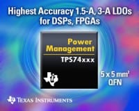 TI Unveils Capacitor-Free LDO Family with 1% Voltage Regulation Accuracy