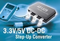 austriamicrosystems Expands Portfolio of High Efficiency Step-up dc-dc Converters for Battery Powered Products