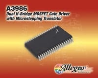 Allegro Introduces a Dual Full-Bridge MOSFET Driver with Microstepping Translator